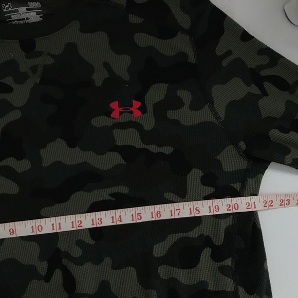 Under Armor Camo Crew Neck Long Sleeve Shirt L - Picture 8 of 11